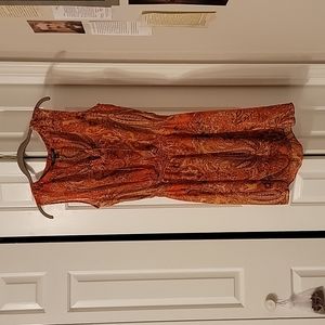 Lauren by Ralph Lauren Sheer Paisley Dress